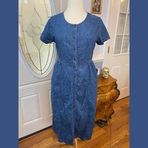 Vintage L.L. Bean Denim Dress